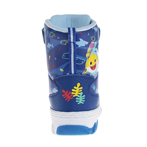 Josmo Baby Shark Snow Boots for Kids Outdoor Warm Cozy Boys Girls Winter Boots Size Toddler - Little Kid4
