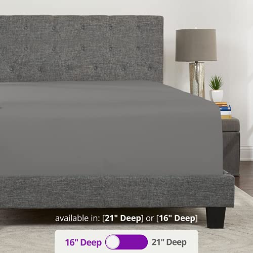 Dealuxe Fitted Sheet Queen Size – Queen Fitted Sheet Only – Fitted Sheets For Queen Size Bed thumb #2