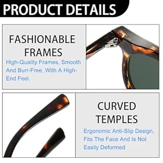 DKDDSSS Lunettes de Soleil Polarisées Pour Homme et Femme - 2 Pièces Avec UV Protection