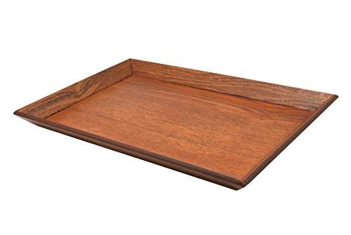 Japanese Style Classic Wooden Plain Tea Tray, Rectangle