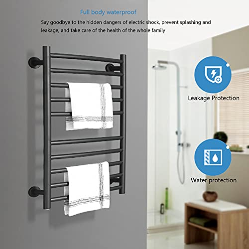 Toallero Calefaccionado de Acero Inoxidable con 10 Barras Inteligente de Pared 7