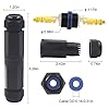 VCE Waterproof RJ45 Coupler IP68, CAT6/CAT5E/CAT5 Female to Female Coupler Connector Shielded 8Pin for Outdoor Ethernet LAN Cable 2-Pack, 5.3 in #4