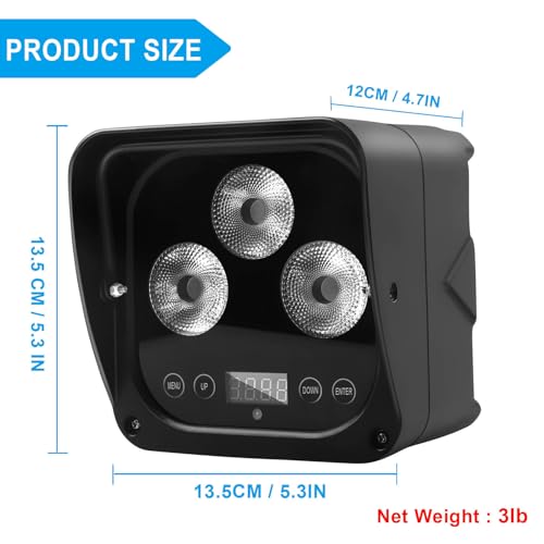 Lumière DJ 7 modes et effet d'éclairage de scène pour bar
