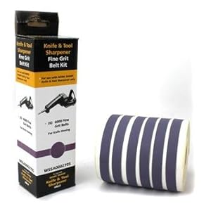 WORK SHARP fijne riemset – WSSA0002705 Messen- en gereedschapslijper riemset – Premie kwaliteit siliciumcarbide schuurmiddelen voor messenslijptoepassingen