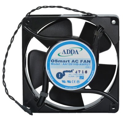 Ventilateur axial Adda AA1281HB-AWR2T 115 VAC 120 mm 95 CFM pour ventilation industrielle