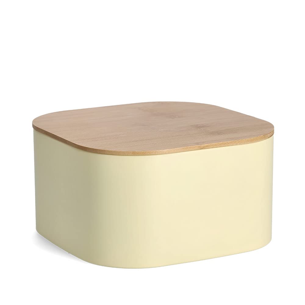 Boîte à pain jaune Zeller 25383 pour une cuisine moderne et colorée