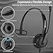 Arama Upgraded Cell Phone Headset with Microphone Noise Cancelling & Call Controls, 3.5mm Computer Headphone for iPhone, Android, Laptop, PC, Call Center Office, Business Skype Softphone