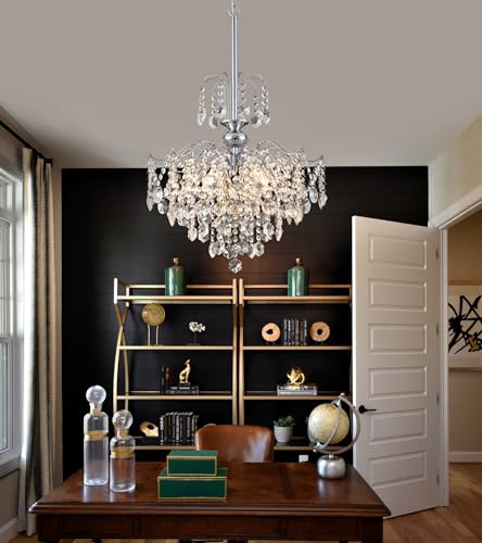 QS-Modern-Crystal-Chandelier-Chrome-Pendant-Light-6-Lights-for-Dining-Room-Kitchen-Island-Entryway-Bathroom-Hallway-UL-Listed
