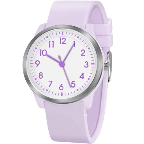 Nurses Watch for Nurses, Doctors, Medical Professionals, Students, Easy to Read Dial, 50M Waterproof Women\'s Men Medical Analog Watch with Second Hand, Soft Breathable Silicone Band