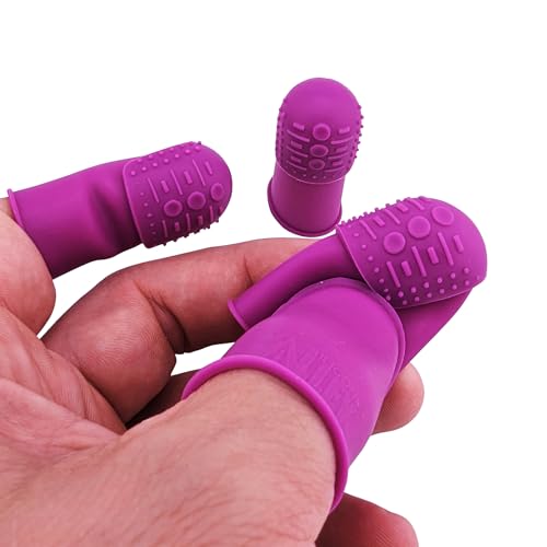 Flexible Thimbles | THIK-Grip Thimble | Small (3) - Medium (3) - Large (3) - Comfortable - Thumbnail 3