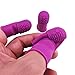 Modern Thimbles | THIK-Grip Series | Small (1) - Medium (1) - Large (1) | Including Flat Head Non-Melting Iron-Over Sewing Pins - 100 Pack - 1.5