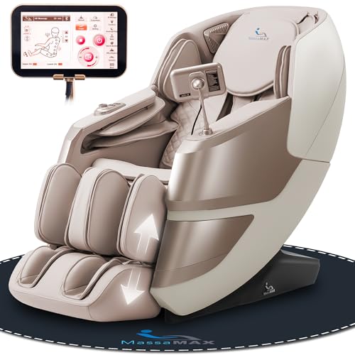 MassaMAX MT339 4D Massage Chair, Full Body Shiatsu Recliner with