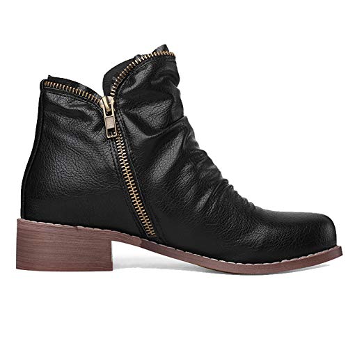 Women Boots with Zipper and Block Heel3