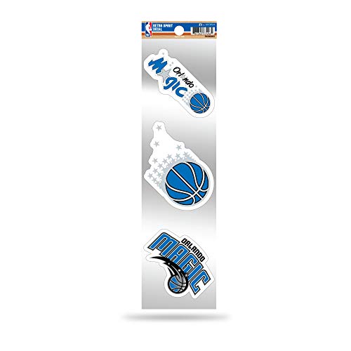 NBA Basketball Orlando Magic 3-Piece Retro Spirit Decals Retro Decal Set