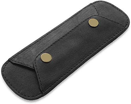 TALED Premium - Hombreras acolchadas de piel con saquitos de algodón, color negro