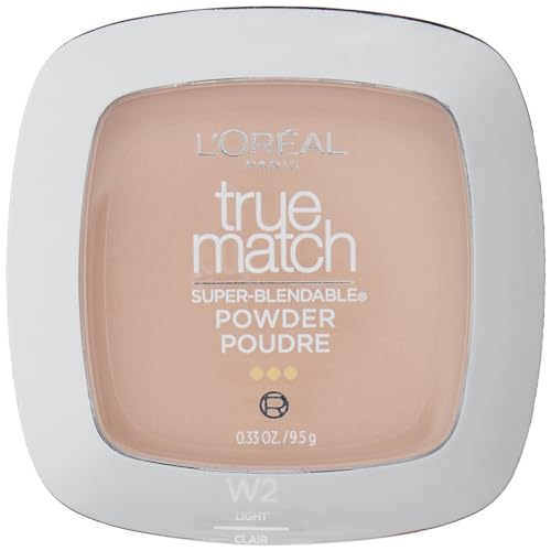 L'Oreal Paris True Match Powder, Light Ivory, 0.33 Oz, Pack of 2