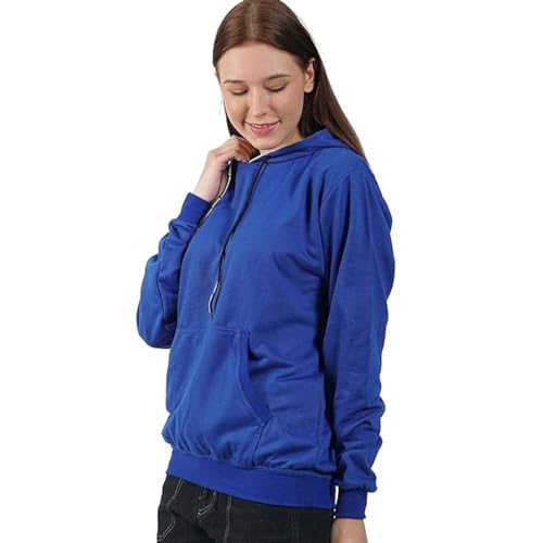 Image of Clotth Theory Women's Cotton Fleece Hooded Neck Sweatshirt | Hoodie Jacket with Kangaroo Pocket