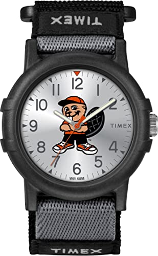 Image of Timex Unisex Collegiate Recruit 38mm Watch - Tennessee Volunteers with Black Fabric Strap