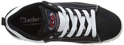Skechers Skechers Women's Street Million-Wild'in Sneaker, Black Lt Pink Suede Rose Gold Duraleather Trim Blk, 35