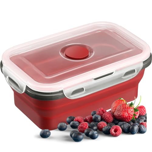 Westmark Récipient Alimentaire Pliable - Boîte à Lunch Pratique Idéale pour le Travail Ou pour la Conservation de la Charcuterie et du Fromage, lavable au...