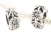 Andante-Stones Silber Bead Spacer Gänseblümchen Element Kugel für European Beads + Organzasäckchen