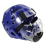 YARNOW Karate Helm Atmungsaktiv Gepolstert Leichter Kopfschutz Ergonomisch Geformt für Taekwondo...