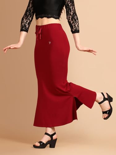 Image of TWIN BIRDS Women Cotton Elastane Saree Shaper | Shapewear Petticoat Support