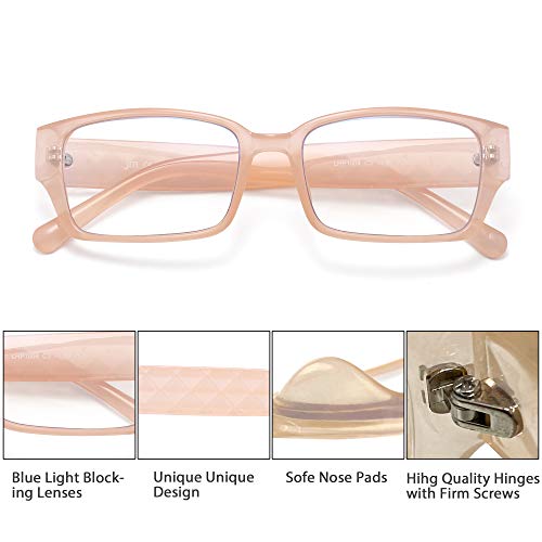 JM Occhiali da lettura rettangolari Lettori di