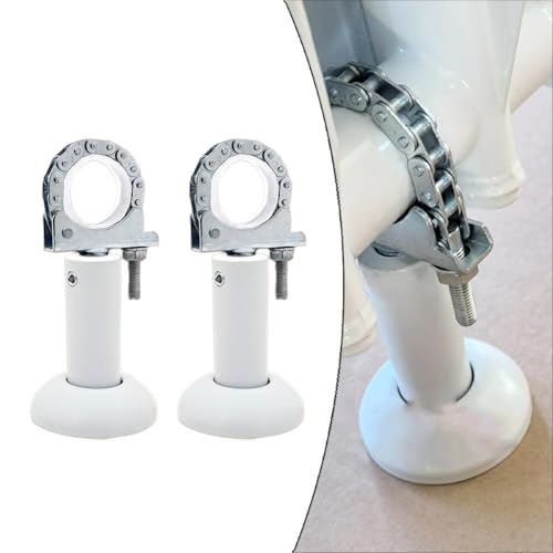 Support de sol réglable en hauteur pour radiateur stable en métal - 8