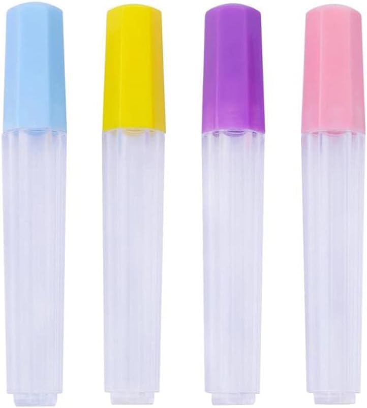 Image of 4Pcs Clear Plastic Embroidery Felting Sewing Container Pin Needle Storage Tubes Bottle Holder Knitting Needle For Case Box Needle Storage Tubes Sewing Storage Craft and Sewing Supplies Storage