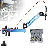 【Spannzangenlagerung】 Das Rack ist mit 7 Spannzangen-Aufbewahrungslöchern ausgestattet, die einfach zu lagern sind und jederzeit zu wechseln. Sparen Sie sich Sorgen, Mühe und unterstützen Sie die angepasste Spannzange entsprechend der Hahngröße.