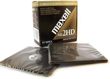 Maxell 3.5" High Density Blank Floppy Disks (2) 10 Packs MF2HD IBM and Compatibles
