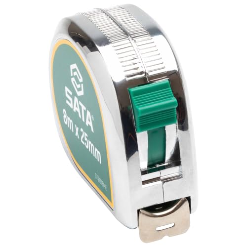 Cinta métrica SATA 8 m con clip de cinturón miniatura 3