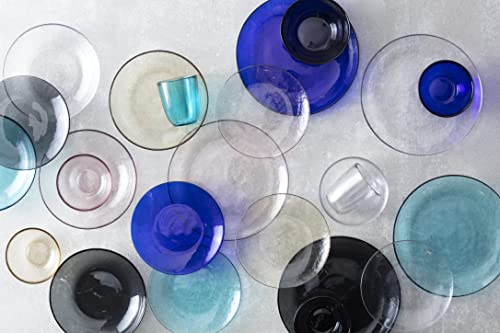 Los Cabos Glass Dinnerware And Drinkware Collection Cobalt 8 Inch Salad Plate (Set Of 4) #TOP3