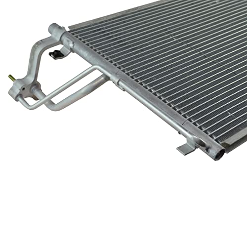 Image of TRQ A /C Condenser and Receiver Drier Assembly Compatible with 2006-2010 Hyundai Sonata 2006-2011 Azera 2006 Kia Optima US Market 5th Vin Digit E 2007-2010 Optima 2007-2010 Magentis
