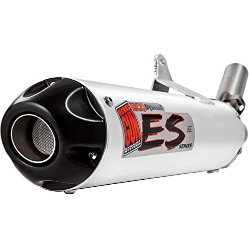 Big Gun Exhaust 07-1132 ECO ATV Silver Slip On Exhaust for Honda,Brushed Aluminum