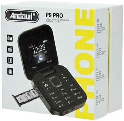 Generic P9 Pro Mini Folding Phone open, showing the display and keypad.