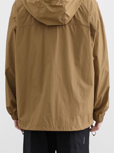 Chaqueta de protección solar para mujer con capucha y bolsillos laterales 4