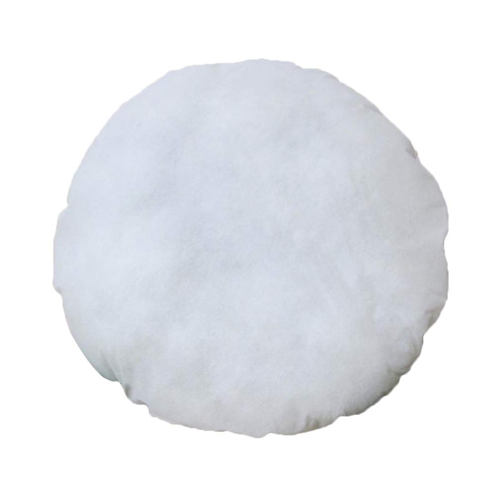Insert pour siège de voiture VOSAREA rond blanc en fibre douce et moelleuse