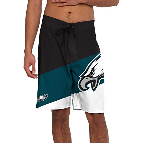 Image of FOCO Mens NFL Team Logo Color Dive Swim Boardshorts