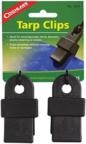 Coghlan's Heavy-Duty Tarp Clips, 2-Piece – Durable Canvas Grips and Tent Fasteners for Secure Outdoor Use – Ideal for Camping, Awnings, Tarps, and Shelters – Reliable Grip Strength in Any Weather image 4