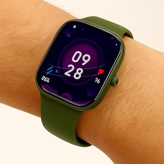 Image of Kapture Straps Compatible with Redmi Watch Move, Redmi Watch Move Strap TPU Watch Straps - Quick Release Watch Bands Soft Waterproof for Men Women (Green-Black)