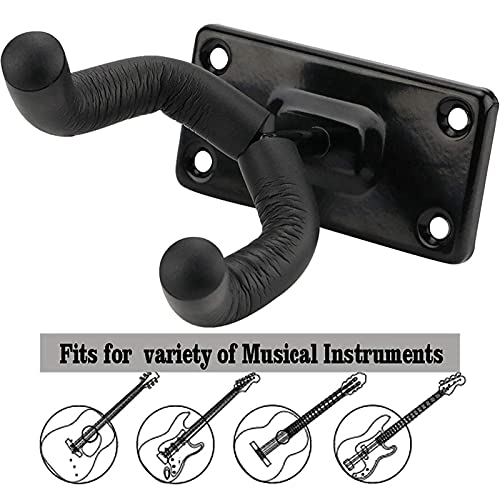 JOYAZ Lot de 3 supports muraux pour guitare acoustique, électrique, basse, mandoline, maison et studio avec 5 médiators… - Les Beatles, Paul McCartney, John Lennon, RIngo Starr, George Harrison JOYAZ Lot de 3 supports muraux pour guitare acoustique, électrique, basse, mandoline, maison et studio avec 5 médiators… – Image 6