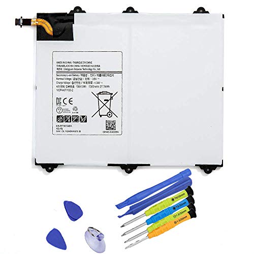 BOWEIRUI EB-BT567ABA (3.8V 7300mAh 27.74Wh) Tablet Battery Replacement for Samsung Galaxy Tab E 9.6 XLTE SM-T567 SM-T567V SM-T560NU Series Notebook EB-BT567ABE with Tools