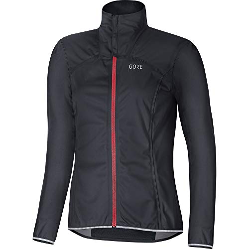 GORE Wear Womens Windproof Cycling Jacket, C3 Womens WINDSTOPPER Jacket, Size: XL, Color: Black, 100275