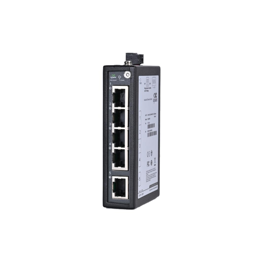 switch per reti industriali din rail con 5 porte 10/100mbps certificato ul per ip camera plc