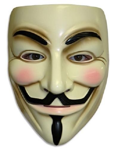 New Halloween Masks V for Vendetta Mask Guy Fawkes Anonymous Fancy Dress Costume