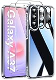 [Compatibilité] Cet coque Samsung A37 5G ultra-clair avec 2 pour Verres Trempés & 2 protections pour Caméra Protecteur, est uniquement compatible avec Samsung Galaxy A37 5G (6,7 pouces), veuillez confirmer le modèle de votre téléphone avant d'acheter