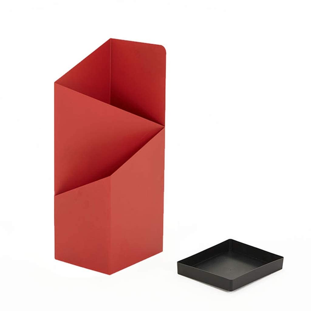 WXPGFEQ Umbrella Stand European Geometric Design, Large Capacity Double Layer Storage, Modern Creative for Hotel Lobby Household, Durable Iron Bucket