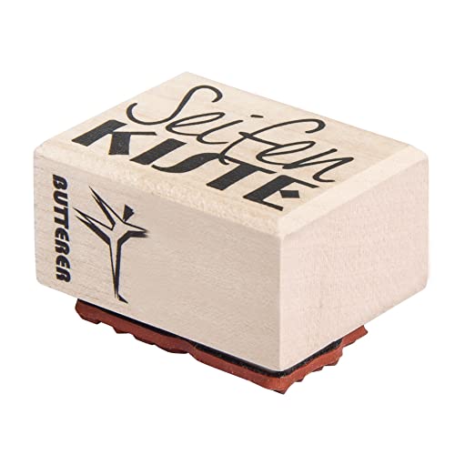 RAYHER 29071000 Stamp Soap Box, 3 x 4 cm, Wood, Natural, Red, 4 x 3 x 2.5 cm
